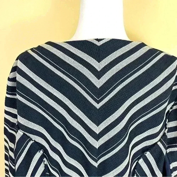 Lane Bryant Black and White Striped Blazer - Picture 9 of 14